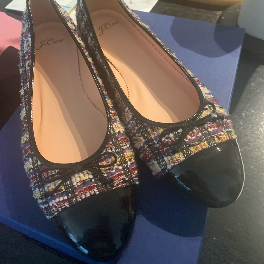 J Crew Ballet Flats size 10